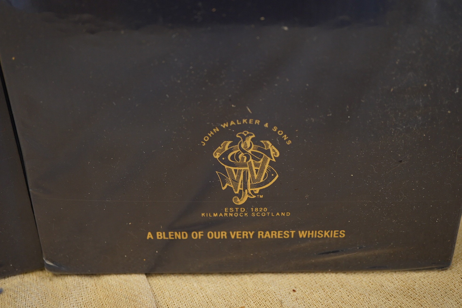 Two bottles of Johnnie Walker Blue Label Scotch Whisky. (Boxed)
